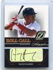 2005 DONRUSS ZENITH #RC-1 HANLEY RAMIREZ AUTOGRAPH, BOSTON RED SOX, 061617