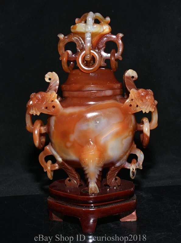 玛瑙主中国古董香炉| eBay