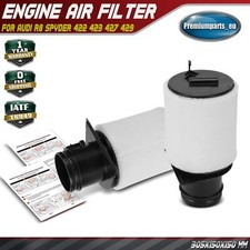 2x Air Filter for Audi R8 Spyder 422 423 427 429 2014-2015 5.2 420133844E New