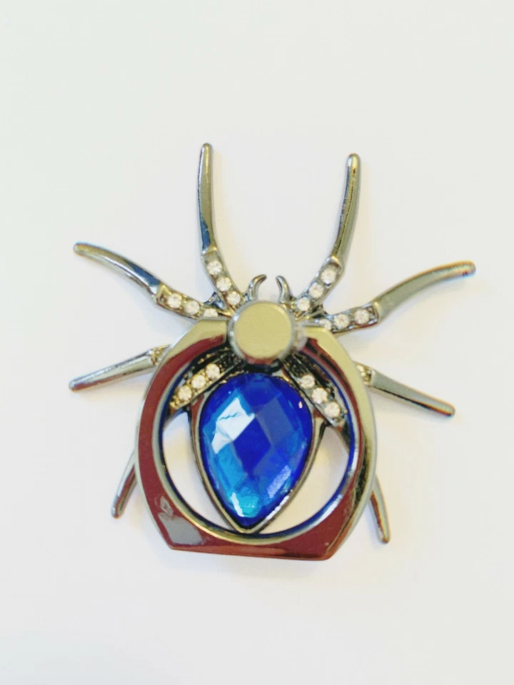 Soporte de anillo de teléfono giratorio 360 araña de cristal moda agarre para teléfono celular Foto 3 de 4