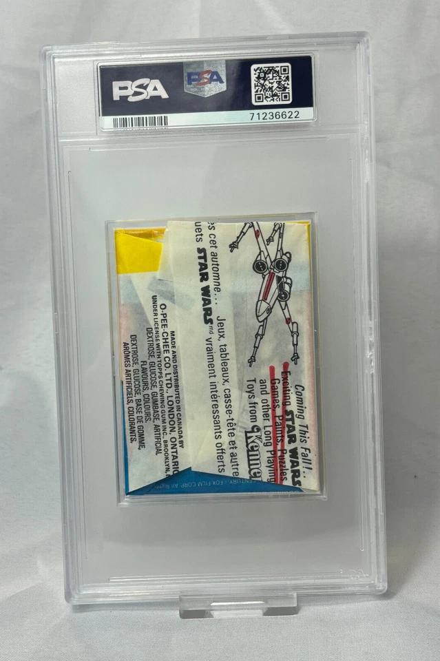 1977 O-Pee-Chee STAR WARS 2nd Series Wax Pack PSA 7 - Image 2 of 2