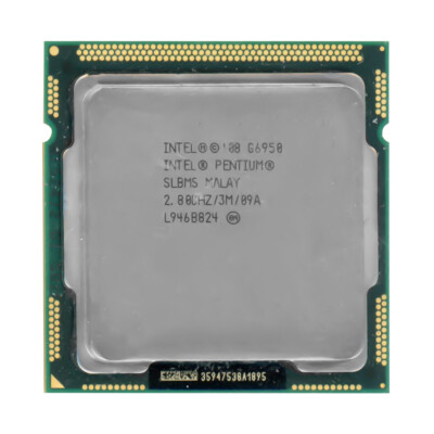 INTEL PENTIUM DUAL CORE G6950 LGA1156 2.8GHz SLBMS