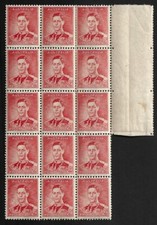 Australia KGVI 1937 2d MNH irregular block of 15 - see back. SG 184 &pound;82.50