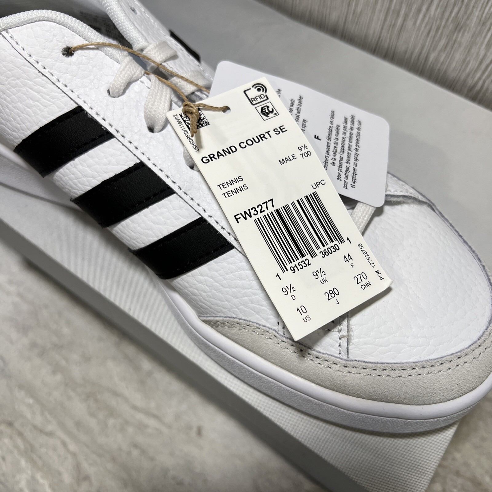 Size 10 - adidas Grand Court SE Coud White for sale online | eBay