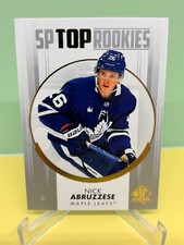 Nick Abruzzese 22-23 SPA SP Top Rookies Toronto Maple Leafs #TR-22