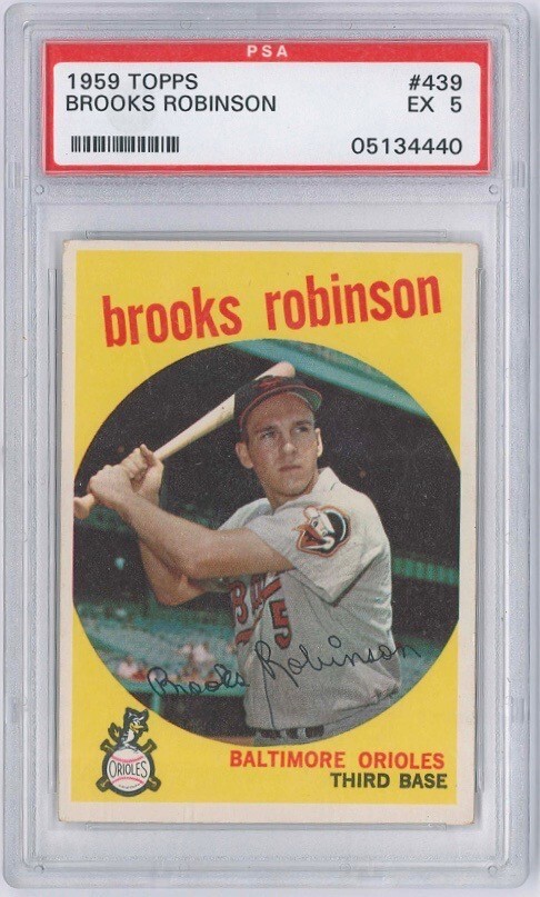 1959 Topps No. 439 Brooks Robinson PSA 5