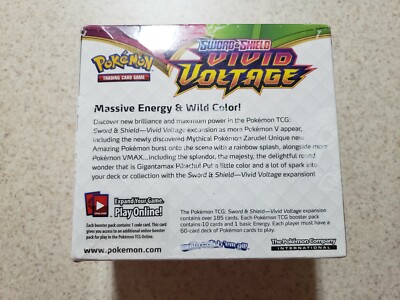 Pokemon Sword and Shield Vivid Voltage Booster Box 36 Packs