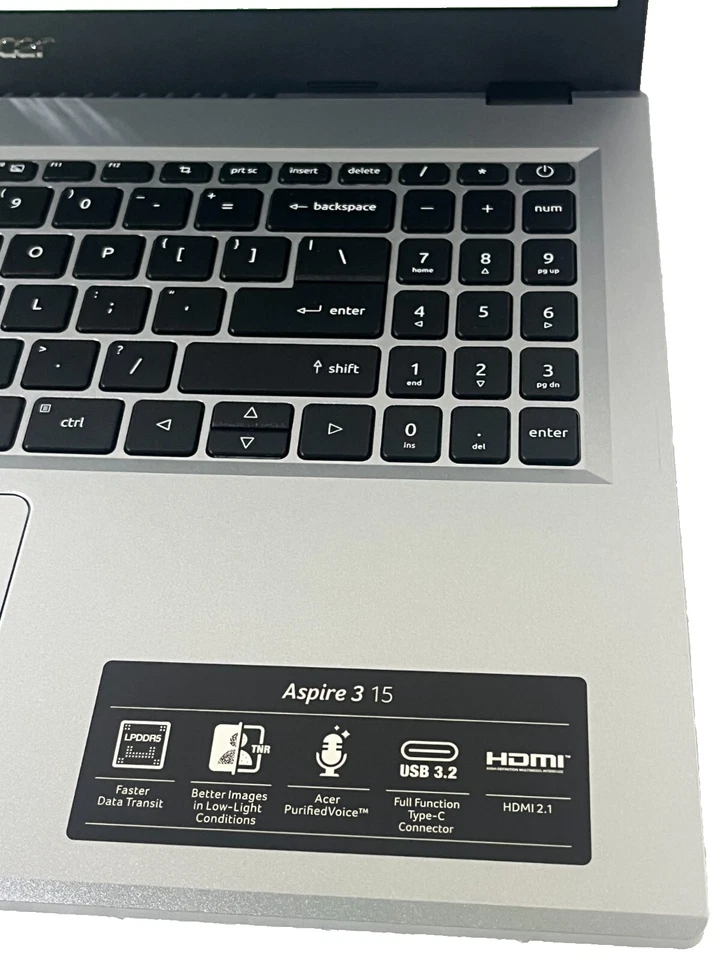 Acer Aspire 3 A315-24P AMD Athlon Silver 7120U 8Gb RAM 512GB SSD 15.6" FHD Win11 - Image 3 of 4