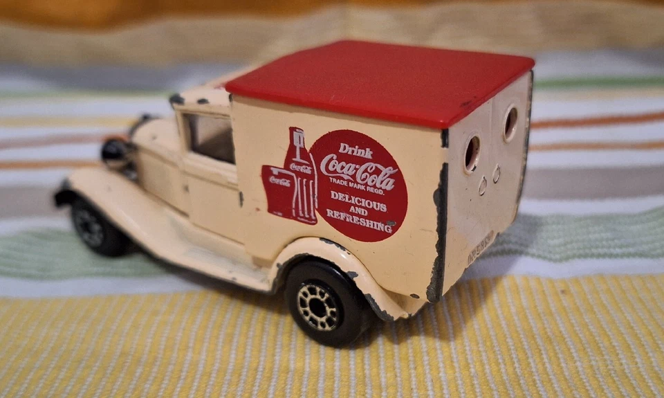 Matchbox Coca Cola Die-cast Model A Ford 1979 Toy Car Van Collector's Thailand - Image 3 of 4