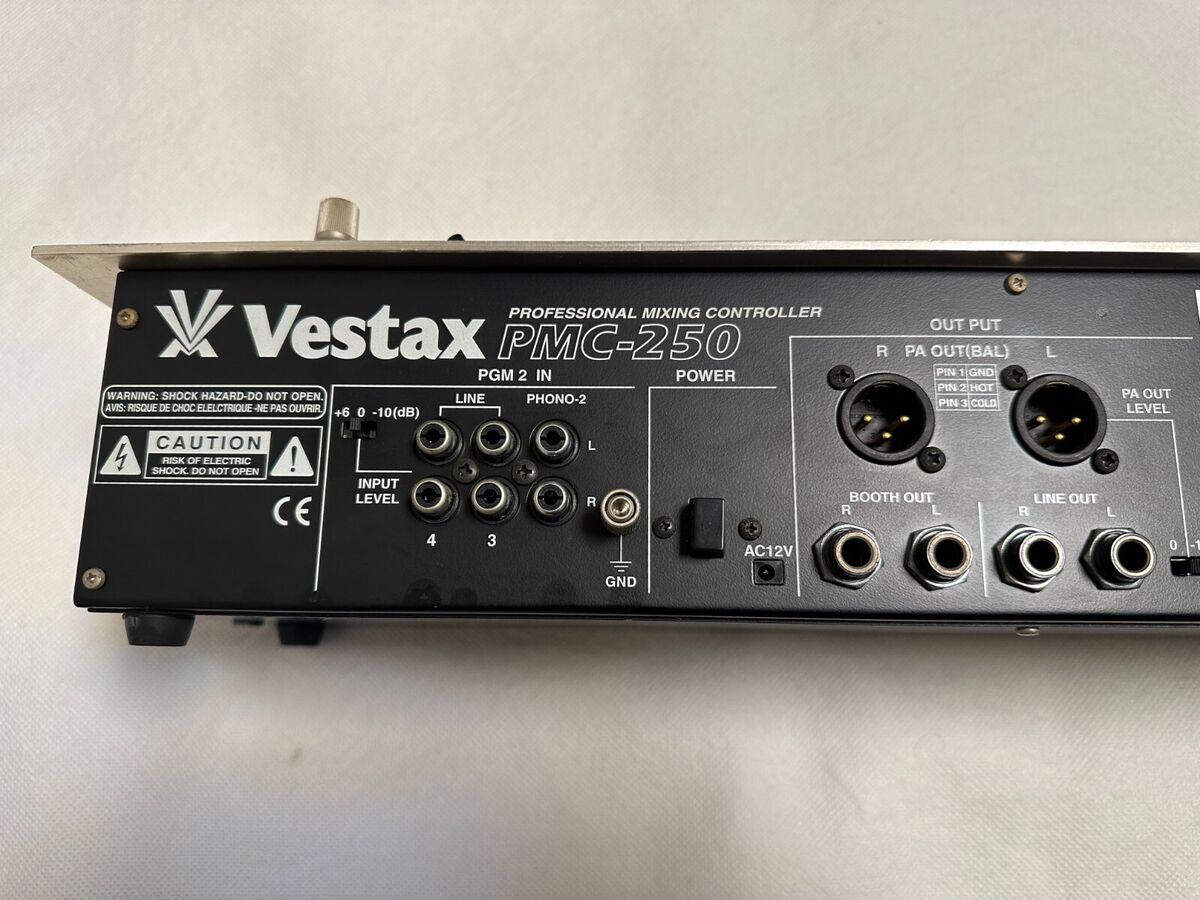 Vestax PMC-250 DJ Rotary Mixer Professional Mixing Vestax PMC-250 DJ Rotary Mixer Professional Mixing