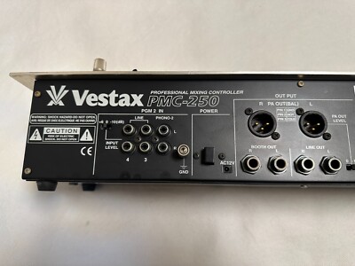 Vestax PMC-250 DJ Rotary Mixer Professional Mixing
