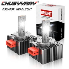 D5s Led Headlight Bulbs High-low Fit Chevy Silverado 1500 2016-2018 Replace Hid