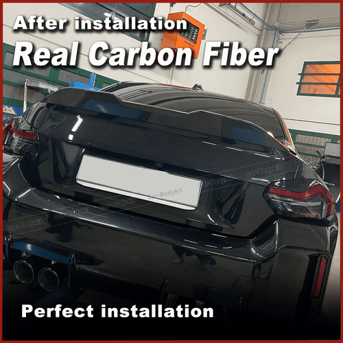 Spoiler posteriore in carbonio ala posteriore spoiler labbro per BMW G42 M235i M240i G87 M2 Coupè - Foto 3 di 12