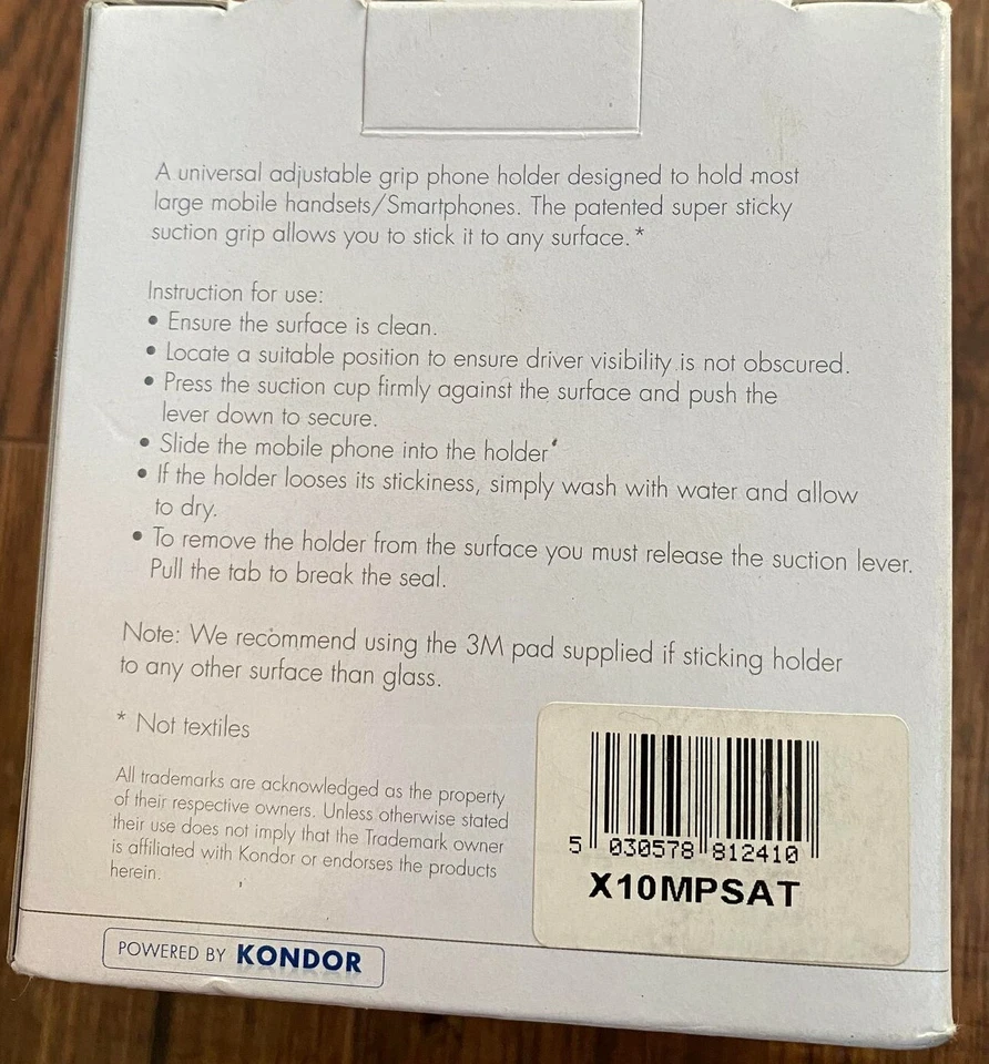 360° Rotatable In Car Suction IPhone Holder Dashboard Windscreen Universal Mount - Image 4 of 4