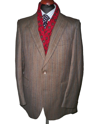 HEAVYWEIGHT SAXON HAWK SAVILE ROW VINTAGE SCOTTISH TWEED JACKET UK