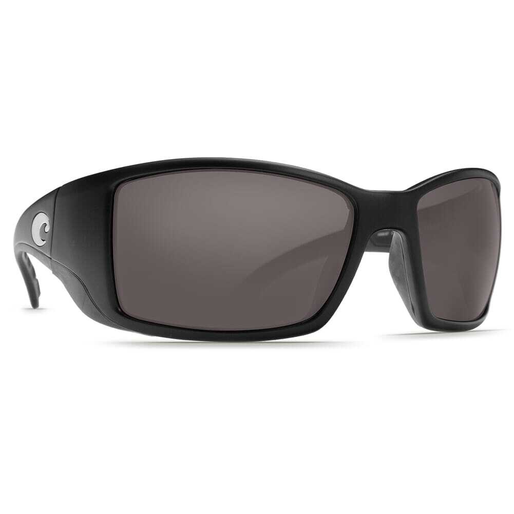 Costa Blackfin Matte Black Frame Sunglasses w/Gray 580P Lenses