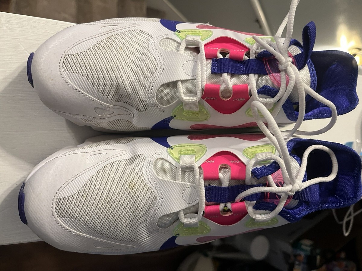 Wmn Nike Air Max Infinity 2 AMD White Purple Pink Green 7.5 Wmn Nike Air Max Infinity 2 AMD White Purple Pink Green 7.5