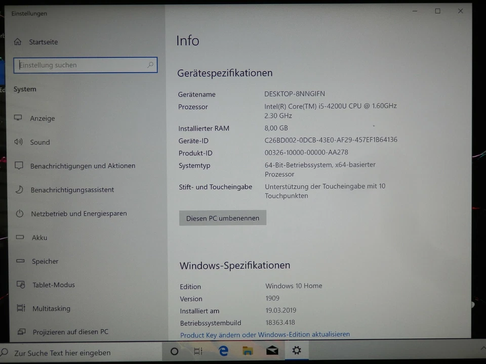 Lenovo Yoga 2 Pro 20266, Intel i5-4200U, 8GB Ram 256GB SSD, 13,3" Zoll QHD+, OVP - Bild 4 von 4