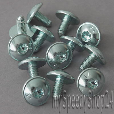 10 x Schraube M6 x12 Ankerblech Deckblech Bremse für VW Seat Audi 