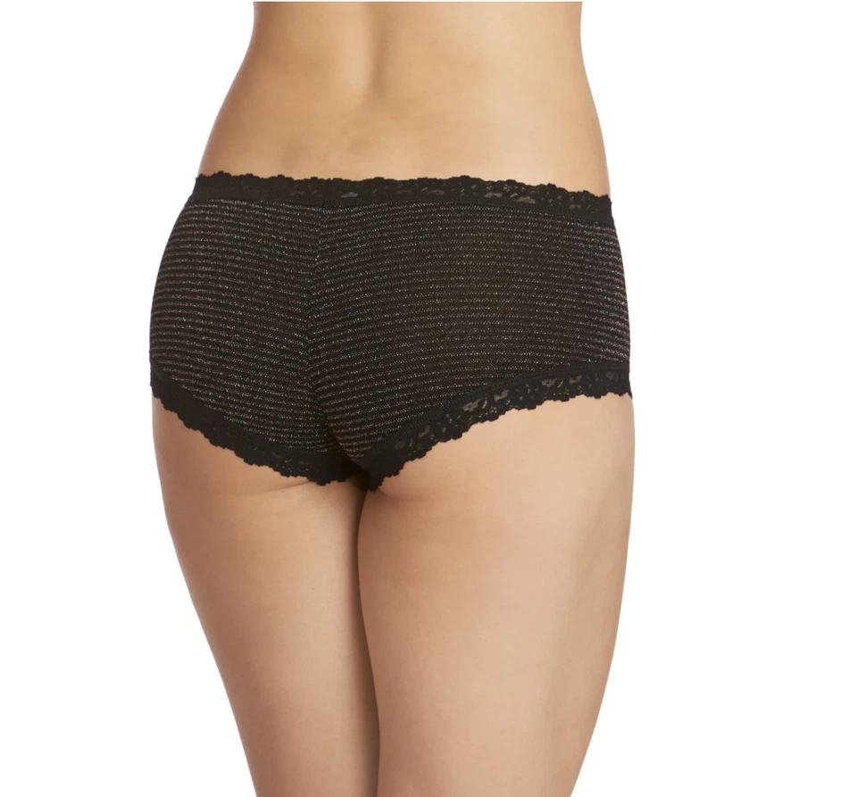 Pantalones Cortos Hanky Panky Rayas Metálicas Negros para Niño Talla Pequeña L46358 Foto 2 de 3