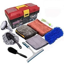 CAR WASH KIT for Exterior Interior Cleaning Detailing Tools 10 Pcs LUCKLYJONE