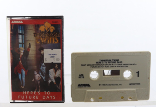 Thompson Twins Here's to Future Days Cassette Tape 1985 - Afbeelding 1 van 2
