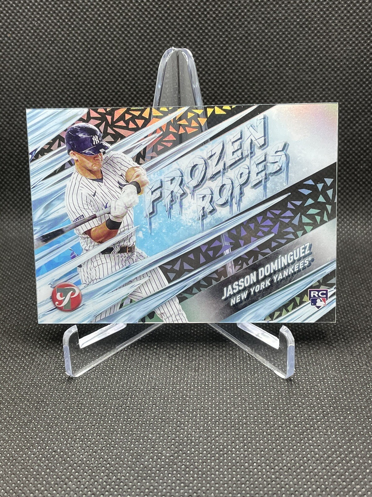 2024 Topps Pristine Frozen Ropes Insert Rookie Jasson Dominguez FR-2 Yankees