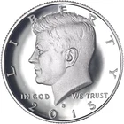 2015-S USA Kennedy Silver Half Dollar - 50 Cents Coin UNC from Silver Proof Set