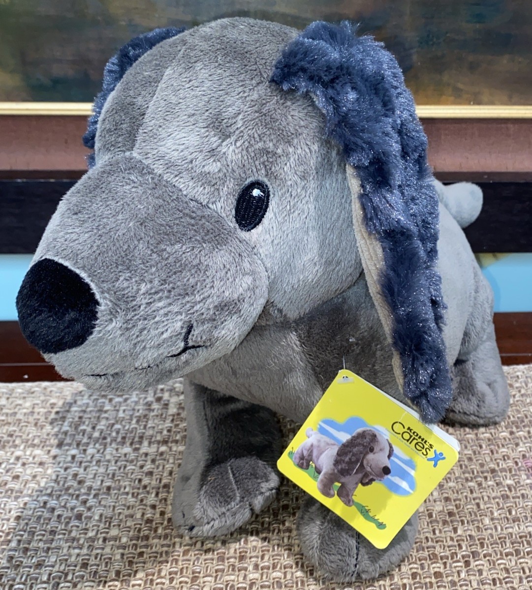 Kohls Cares Curios George Charkie Gray Dachshund Doxie Stuffed