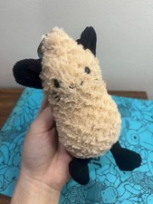 NWT Jellycat Peanut Cat Outfit Amuseables Plush Soft Cuddly Collectible Toy