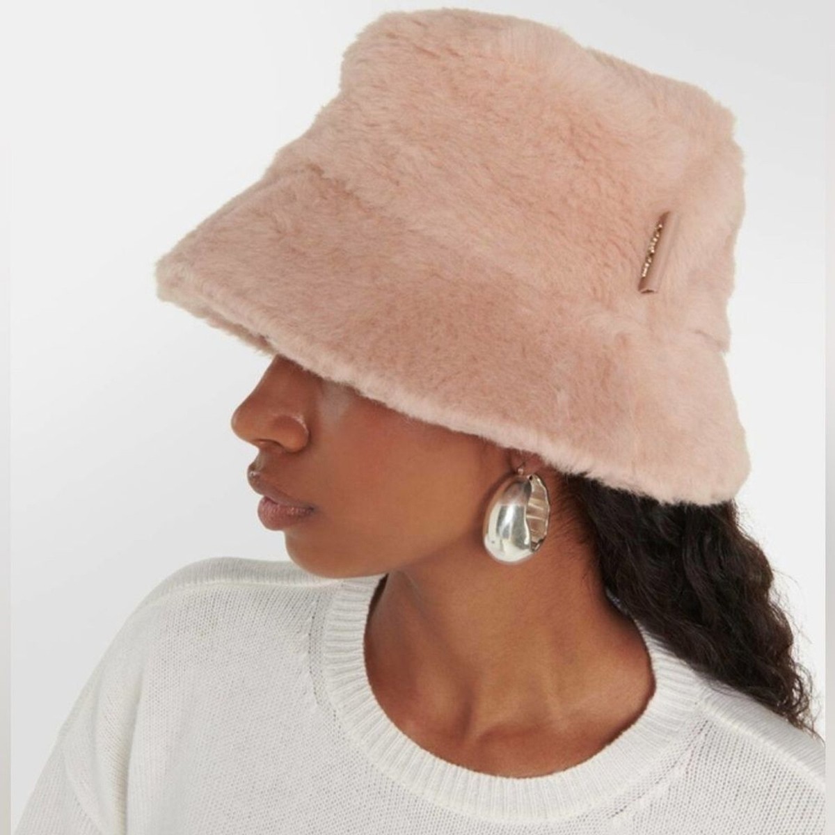MaxMara Figura alpaca wool bucket hat NWT RRP US$350 MaxMara Figura alpaca wool bucket hat NWT size 57  main image 4