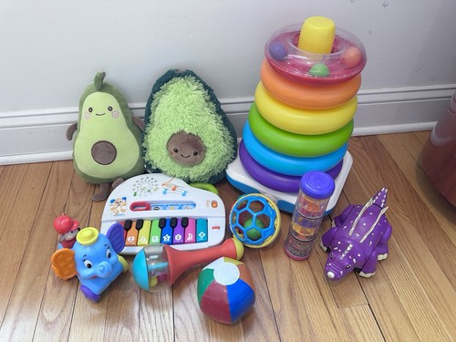 Lot Of Baby Children Activity Educational Toys Piano Stacking Tower Avocados Sha