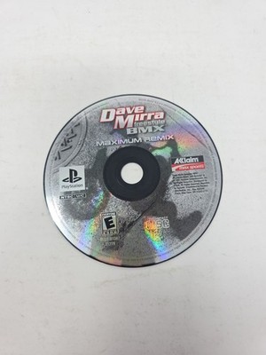 Dave Mirra Freestyle BMX Maximum Remix PlayStation 1 PS1 Disc Only Loose Tested
