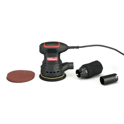 Hyper Tough 2.5 Amp Corded 5 inch Orbital Sander with Dust Bag, Vacuum Hose Adap