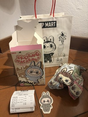Pop Mart Labubu The Monsters Exciting Macaron Sesame Bean Grau 100% Original OVP