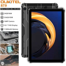 Oukitel RT9 4G LTE Rugged Tablet PC Phone Android 14 Smartphone Outdoor Unlocked