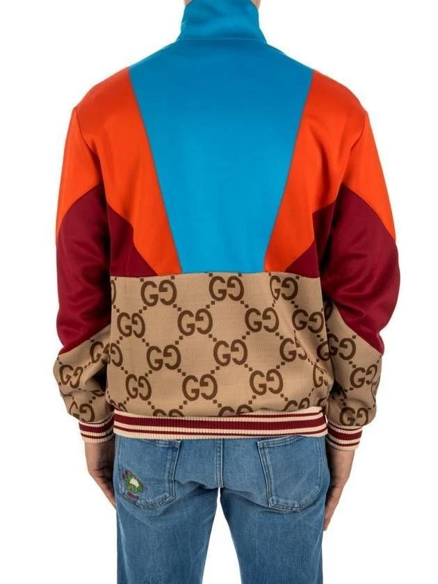 Gucci giacca leggera in neoprene con zip 133010648