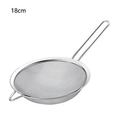 7-22cm Stainless Steel Flour Strainer Mesh Sieve Kitchen Colander Tea Filter