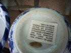 Silvestri Potpourri Incense Porcelain Burner 3 pc candle holder blue white China — photo 6