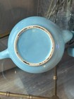 Ceramic teapot and Pitcher in 'Blue Tulip' pattern by Cronin Pottery — photo 6
