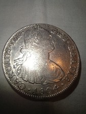 8 reales 1804 TH Charles IV of Spain