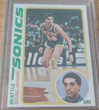 1978-79 Topps Dennis Johnson Rookie Card Mint Condition. rookie card picture