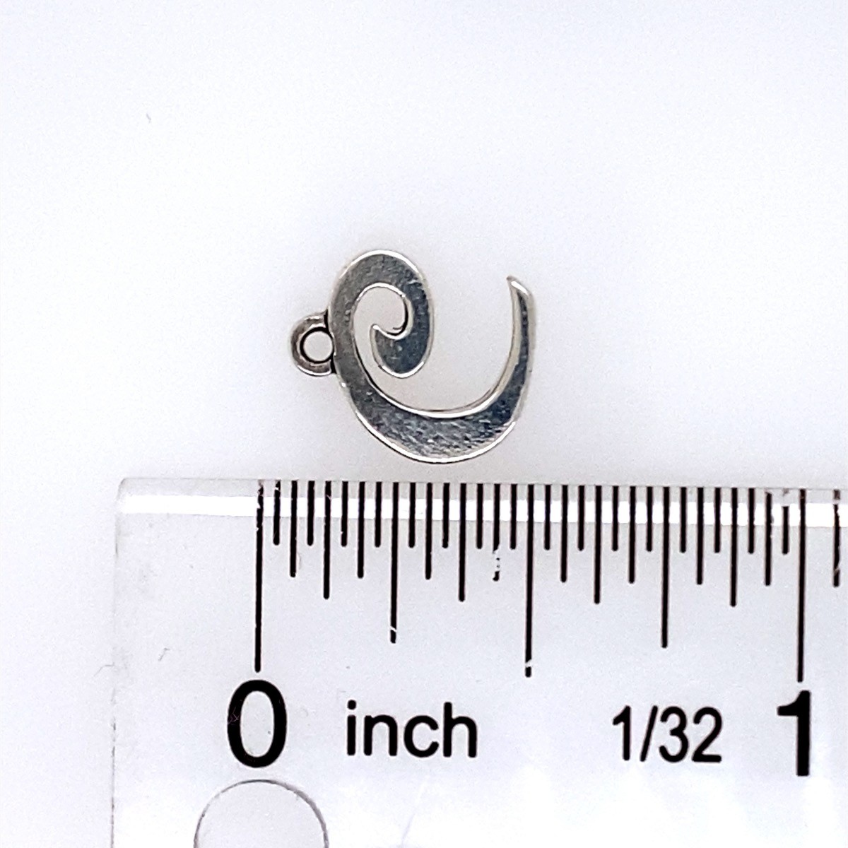 James Avery "C" Script Initial Sterling Silver Ch… - image 4