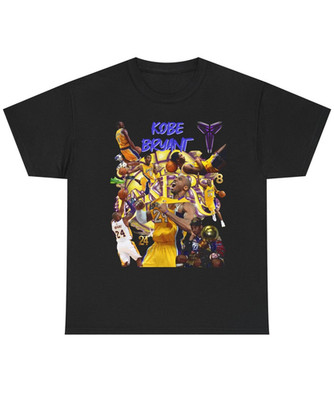 Kobe Bryant Collage T-Shirt, Lakers Tribute, Basketball Legend