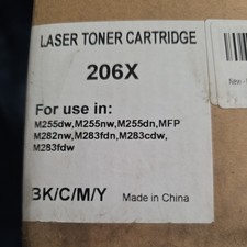 4PK 206X Color Toner Set W2110X-3X For HP LaserJet Pro M283fdw M255dw  With Chip  