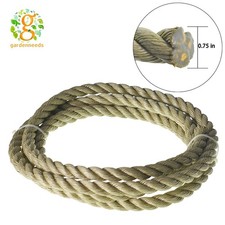 Artificial Manila Rope PP Twisted 3 Strand Rope Lightweight Synthetic Rope