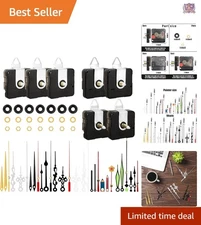 7pcs Quartz Clock Movements Kit with Multiple Hand Styles for DIY Repair