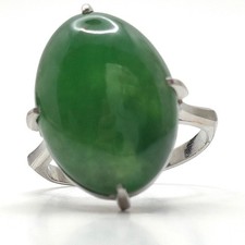 Jewelry Ring Jade Platinum Greens 5661192