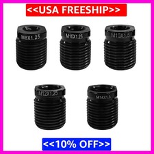 5PCS Gear Shift Knob Adapter Kit, Aluminum Shifter Handle Nut Inserts Fit