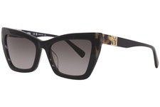 MCM MCM722SLB 009 Sunglasses Women's Black/Tortoise/Grey Gradient Lenses 54mm